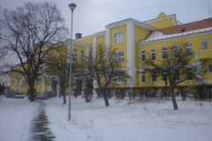 Škola od školní ulice v roce 2013